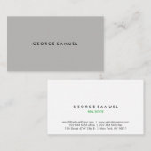 Elegant Minimal Business Branding Visitenkarte (Vorne/Hinten)