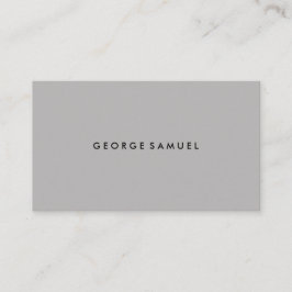 Elegant Minimal Business Branding Visitenkarte