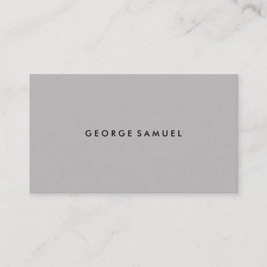 Elegant Minimal Business Branding Visitenkarte (Vorderseite)