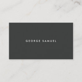 Elegant Minimal Business Branding Visitenkarte