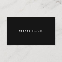 Elegant Minimal Business Branding Visitenkarte