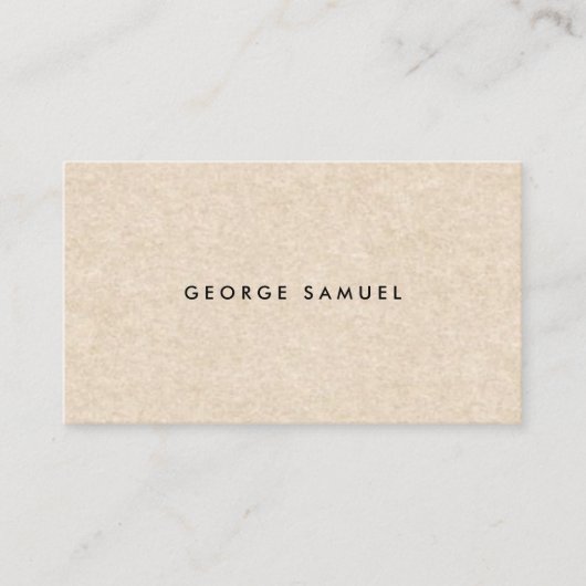 Elegant Minimal Business Branding Visitenkarte (Vorderseite)