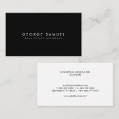 Elegant Minimal Business Branding Visitenkarte (Vorne/Hinten)