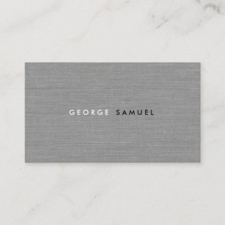 Elegant Minimal Business Branding Visitenkarte