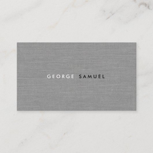 Elegant Minimal Business Branding Visitenkarte (Vorderseite)