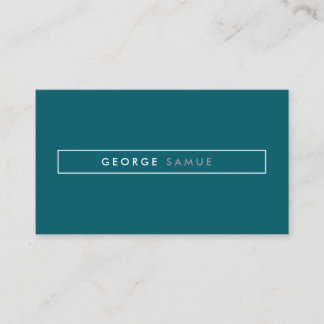 Elegant Minimal Business Branding Visitenkarte