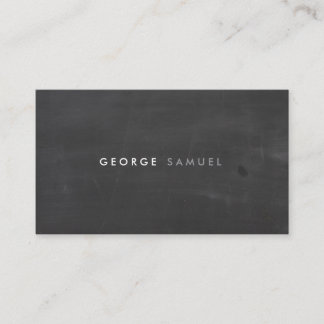Elegant Minimal Business Branding Visitenkarte