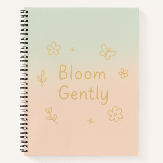 Elegant Minimal Daily Journal Notizblock (Vorderseite)