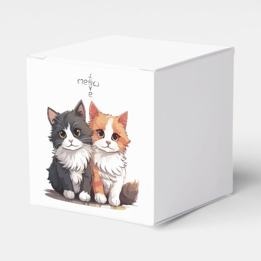 Elegant Minimal Favor Box Geschenkschachtel (Vorderseite)