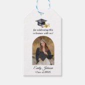 Elegant Minimal Minimalist Graduation Geschenkanhänger (Vorderseite)