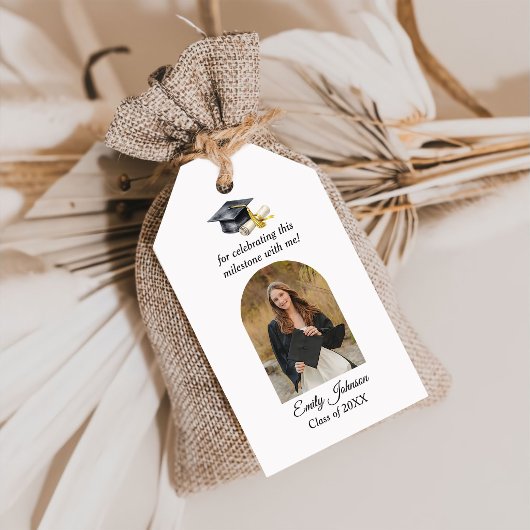 Elegant Minimal Minimalist Graduation Geschenkanhänger