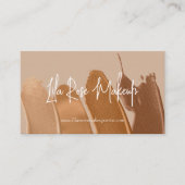 Elegant Minimal Modern Makeup Artist Photo Collage Visitenkarte (Vorderseite)