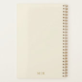 Elegant Minimal Planner 2025 | A Year to Grow Planer (Rückseite)