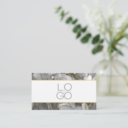 ELEGANT MINIMAL SCRIPT YOUR QR CODE Business Card Visitenkarte (Stehend Vorderseite)