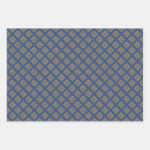 Elegant Minimal Simple Geometric quadful farbig Geschenkpapier Set (Vorderseite 3)