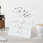 Elegant Minimal The Bar Sign modern  Sockelschild (In SItu)