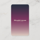 Elegant minimal visitenkarte (Vorderseite)