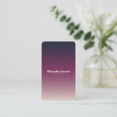 Elegant minimal visitenkarte (Stehend Vorderseite)