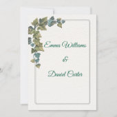 Elegant Minimal Wedding Invitation – Customizable  Einladung (Vorderseite)