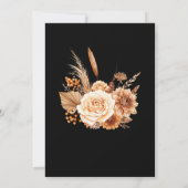 Elegant Minimal Wedding Invitation Template Einladung (Rückseite)