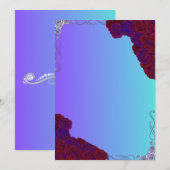 Elegant Minimal Wedding Invitation Template Einladung (Vorne/Hinten)