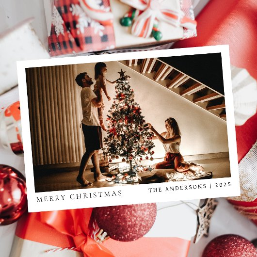 Elegant Minimal Weihnachten | Modernes Familienpor