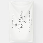 Elegant Minimal Welcome Wedding Extravagant Script Banner (Vertikal)