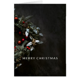 Elegant, Minimal Wreath Frohe Weihnachten