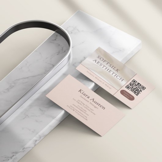Elegant Minimalist Beauty Visitenkarte