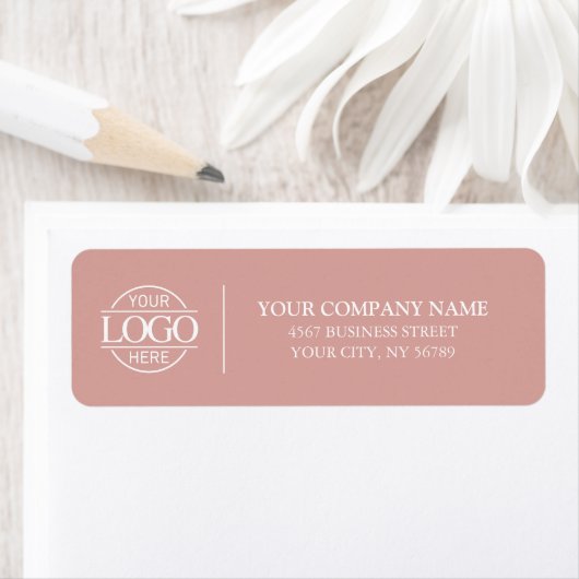 Elegant Minimalist Business Logo Return Address  (Insitu)