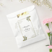 Elegant Minimalist Greenery Wedding Geschenktütchen (Versiegelt)