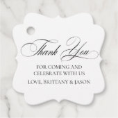 Elegant Minimalist modern  Geschenkanhänger (Vorderseite)