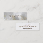 Elegant Minimalist Modern Stylish Mini Mini Busine Visitenkarte (Vorne/Hinten)