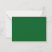 Elegant Minimalist Monogram Note Cards Mitteilungskarte (Rückseite)