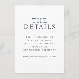 Elegant minimalist schwarzer typografischer Entwur Begleitkarte