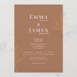 Elegant Minimalist Wedding Invitation | Modern Einladung