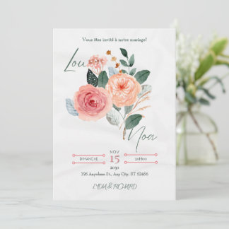 Elegant Minimalist Wedding Invitation Save The Date