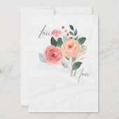 Elegant Minimalist Wedding Invitation Save The Date (Rückseite)