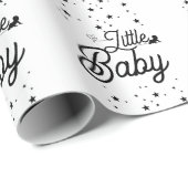 Elegant Minimalist Wrapping Paper Geschenkpapier (Rolleneckpunkt)