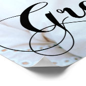 Elegant Minimalistisch 2023 Graduate Foto Abschlus Poster (Ecke)