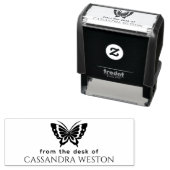 Elegant Minimalistisch #4 Butterfly "Schreibtisch" Permastempel (Beispiel)