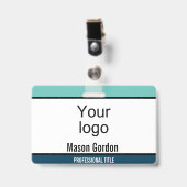 elegant, minimalistisch ausweis (Front with Clip)