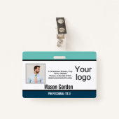 elegant, minimalistisch ausweis (Vorderseite mit Klammer)