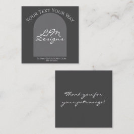 Elegant Minimalistisch Begleitkarte