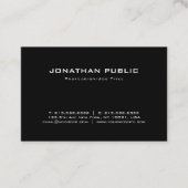 Elegant Minimalistisch Beruflich Trendy Schlicht Visitenkarte (Vorderseite)