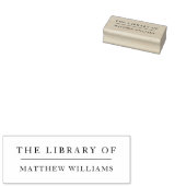 Elegant Minimalistisch die Bibliothek des Individu Gummistempel (Stempel)