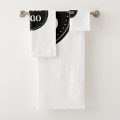 elegant, Minimalistisch, elegant und individuell a Badhandtuch Set (Insitu)