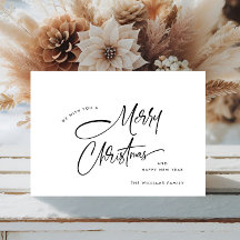 Elegant Minimalistisch Frohe Weihnachten