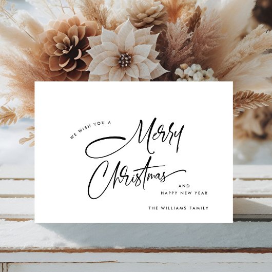 Elegant Minimalistisch Frohe Weihnachten