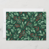 Elegant Minimalistisch Frohe Weihnachten 3 Foto (Rückseite)